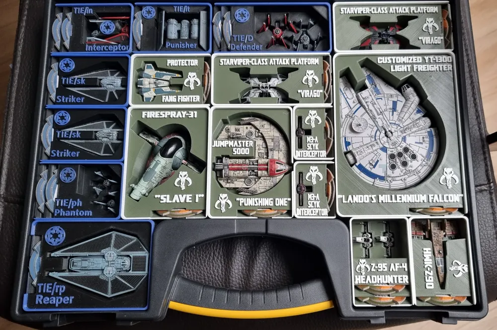X-wing - Empire Tie Striker - Stanley Storage by Karln - MakerWorld
