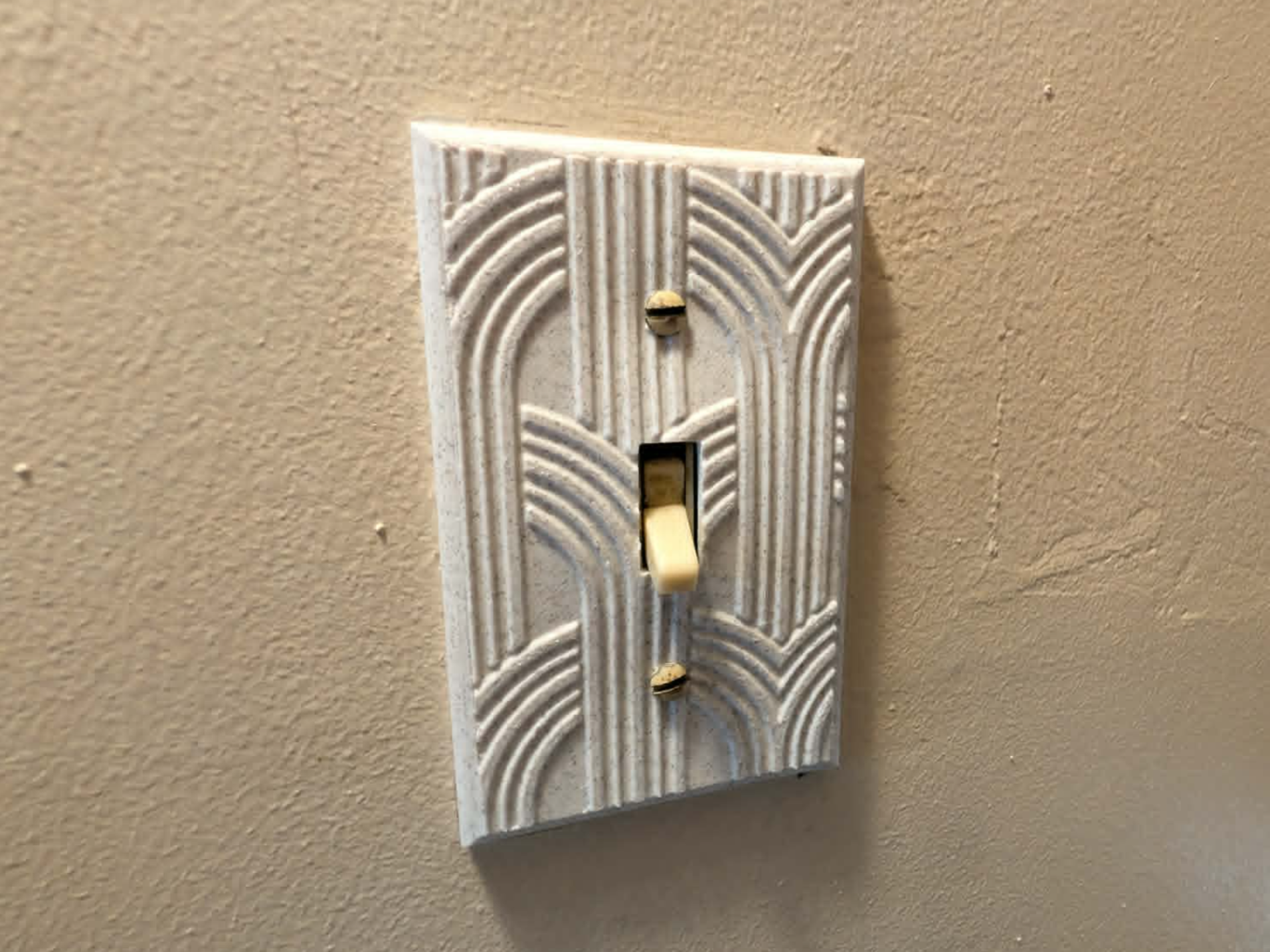 Plaque murale Retro simple / Retro Light Switch