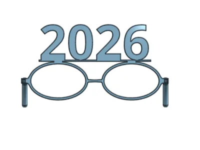 2026 New Years Glasses