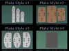 Just the Plates Styles 1-4 0.2mm layer, 2 walls, 15% infill