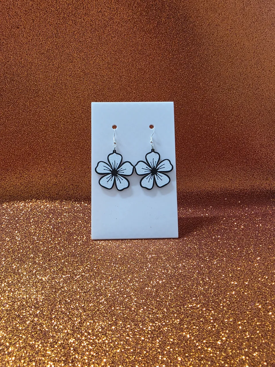 Hibiscus v2 earrings view 2