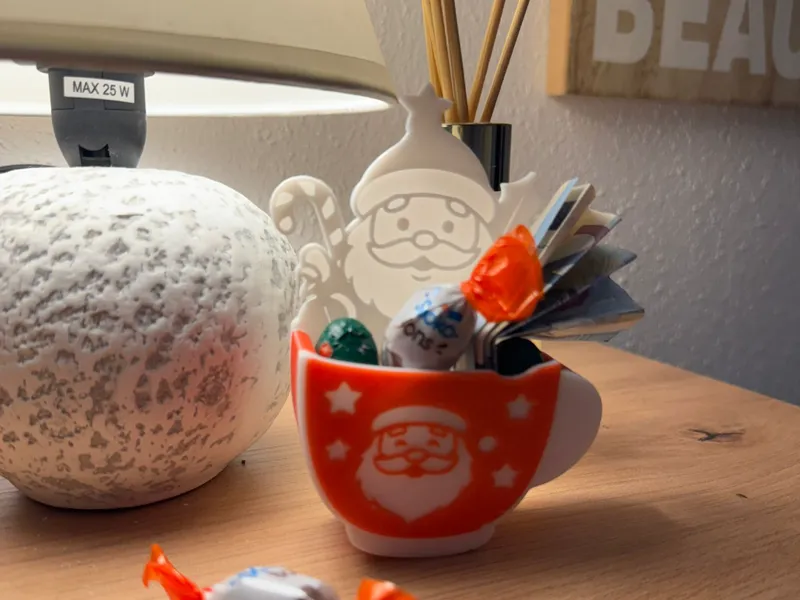 Weihnachtsmann Tasse Geschenkbox 