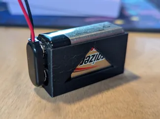 9v battery holder for guitars