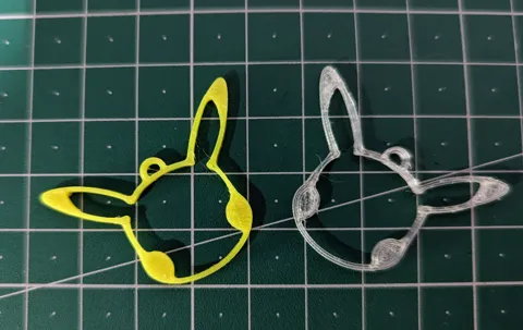Pikachu Head Earrings
