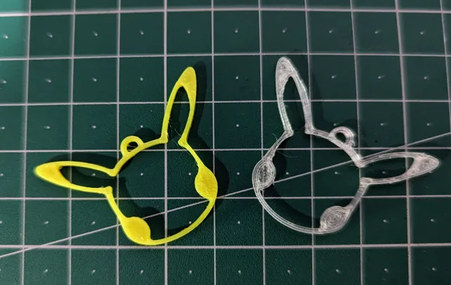 Pikachu Head Earrings