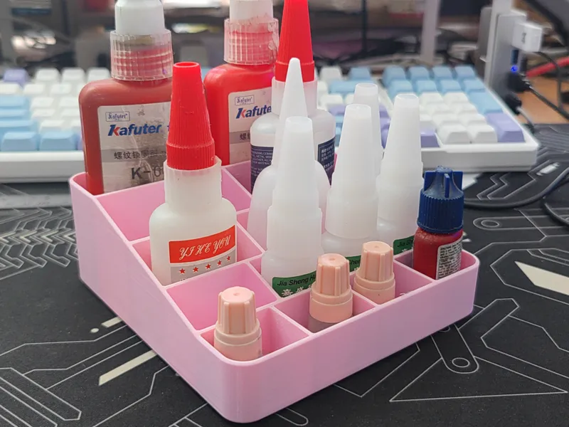 胶水收纳盒/Glue storage box