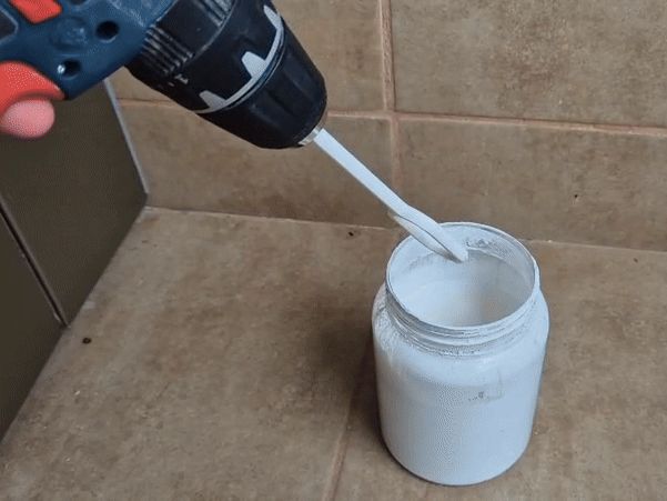 Drill paint mixer - fast and easy to print
