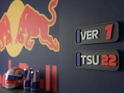 Red Bull Formula 1 Driver tags