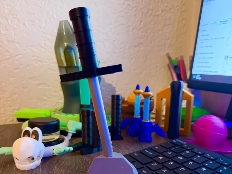 Sword n the Stoned PuffCo Hot-Knife Stand and Cap