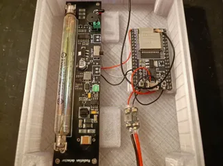 Radiation sensor enclosure for GGreg20_V3 + ESP32