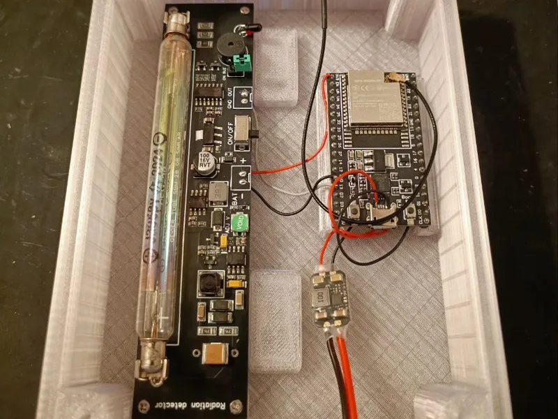 Radiation sensor enclosure for GGreg20_V3 + ESP32