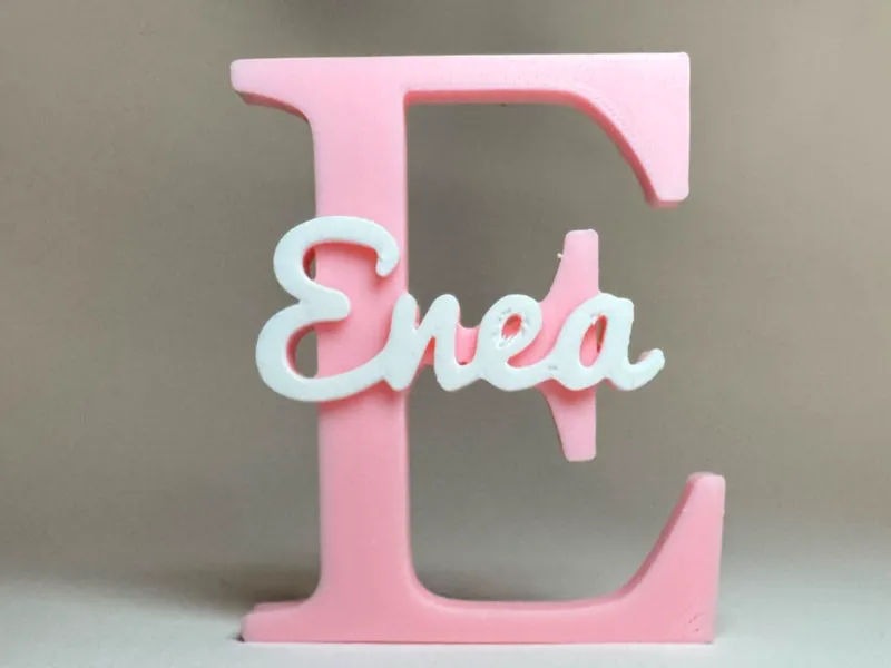 Placa de Identificação 3D - Enea