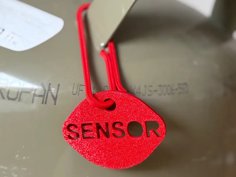 Anhänger "Sensor" für Gasflaschen