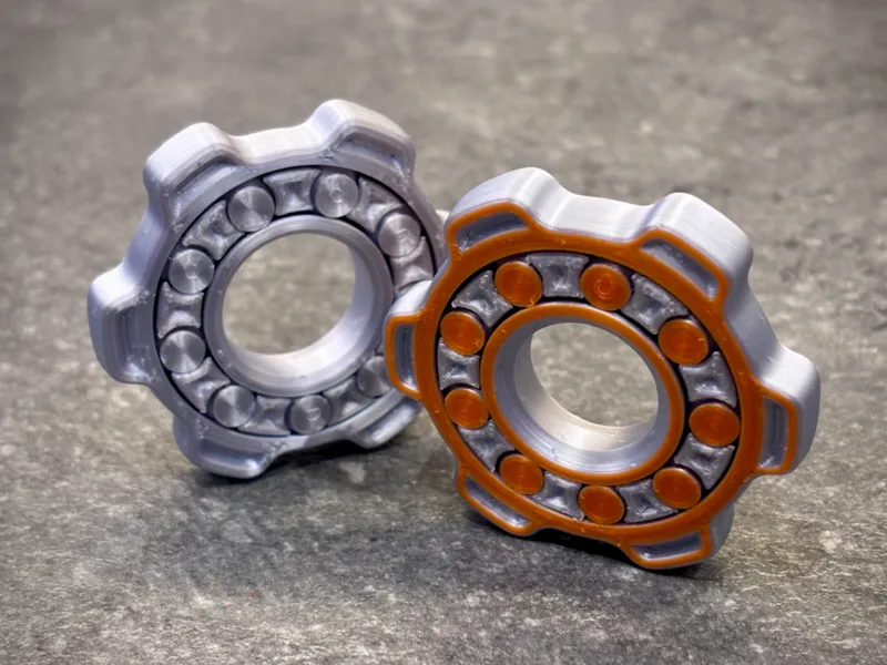 Bearing fidget spinner - micro toy