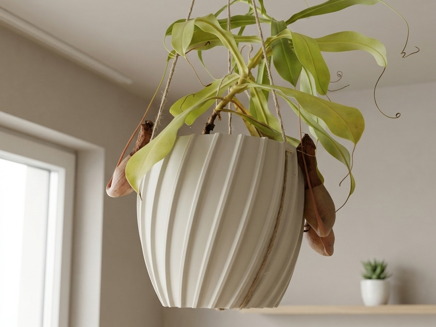Hanging Planter Flower Pot Spiral