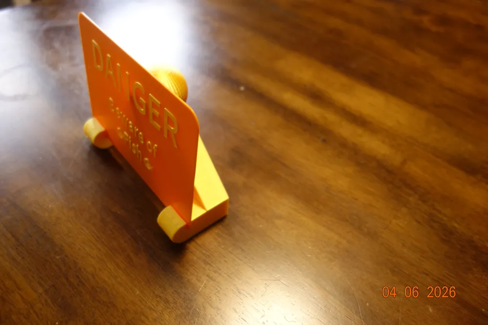 Sign Stand Stl File Sign Holder - Free 3D Print Model - MakerWorld