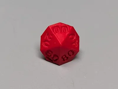 D100 Layout D100 Dice (D%) by David's IT Garage - MakerWorld