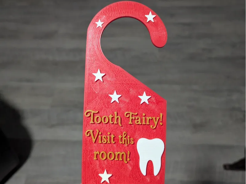 Tooth Fairy Door Knob Hanger