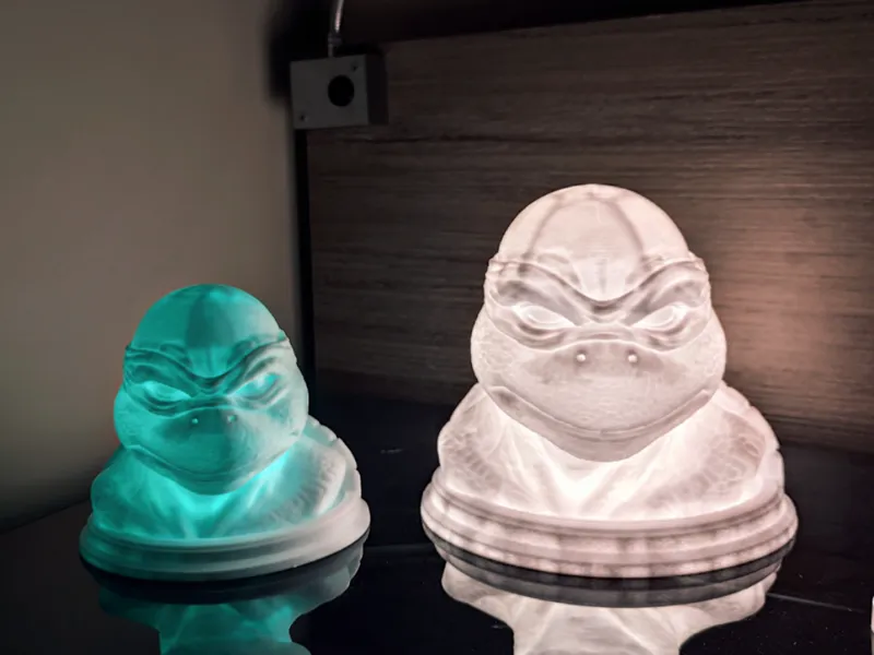 Turtle Ninja LED Bust Lamp & Candle Version