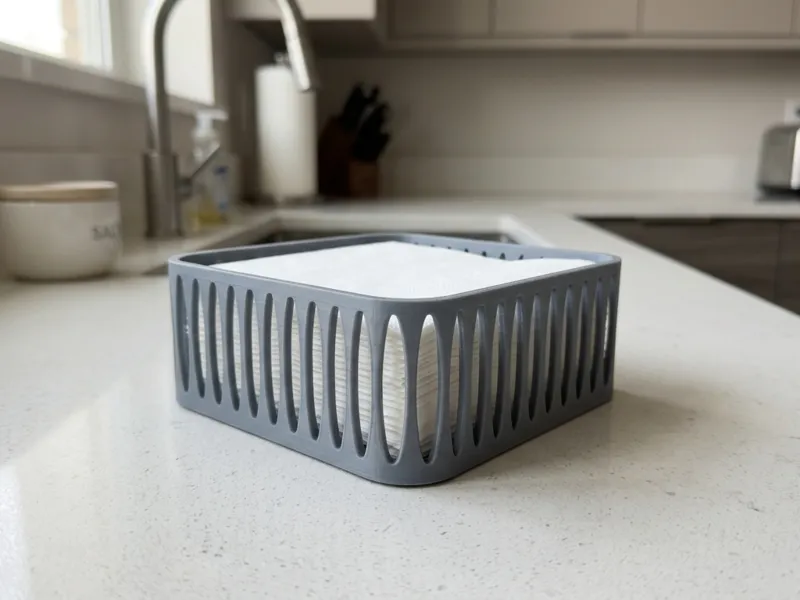 Minimalist & Functional Napkin Holder / Caddy