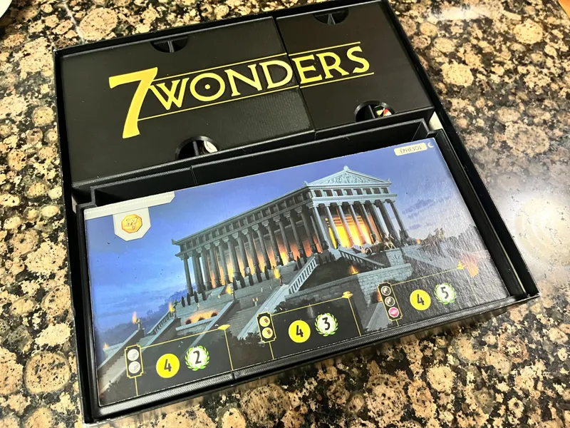 7 WONDERS Organizador expansiones