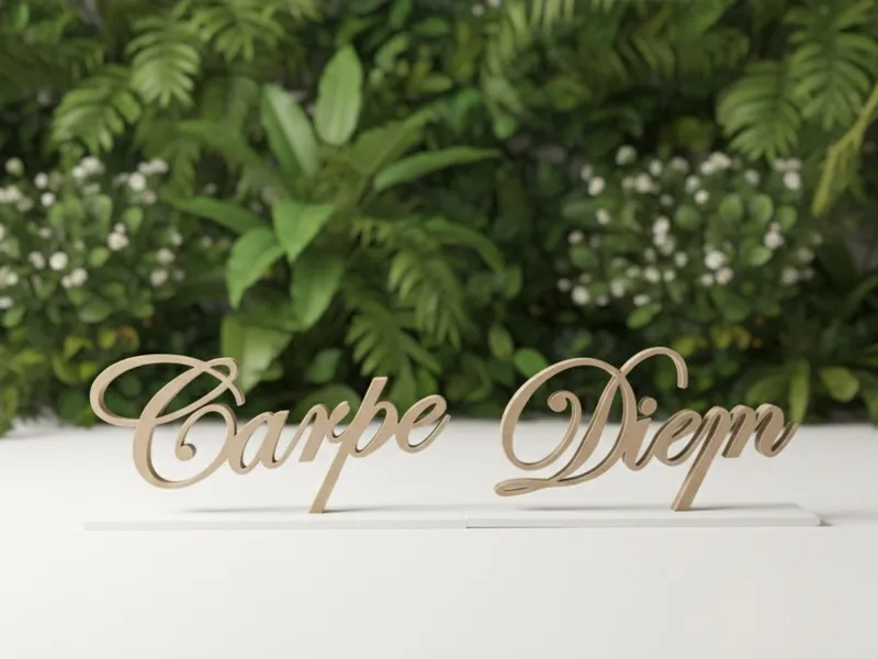 Carpe Diem - Decoración minimalista