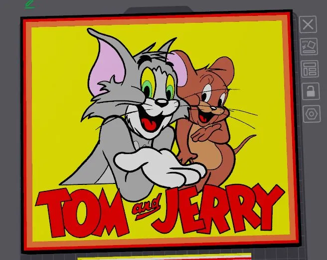 Tom and Jerry Light Box