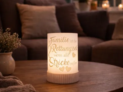 Tealight Holder (Family is the lifeline...)