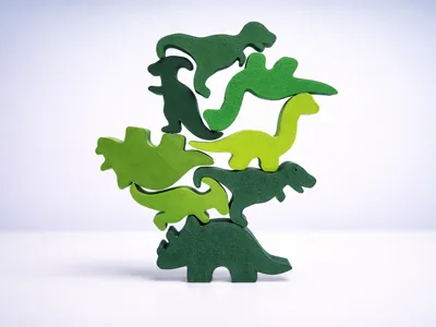Dinosaur Stack - Balance & Skill Game