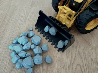 Stones - Toy, board game, terrain, Set of stones