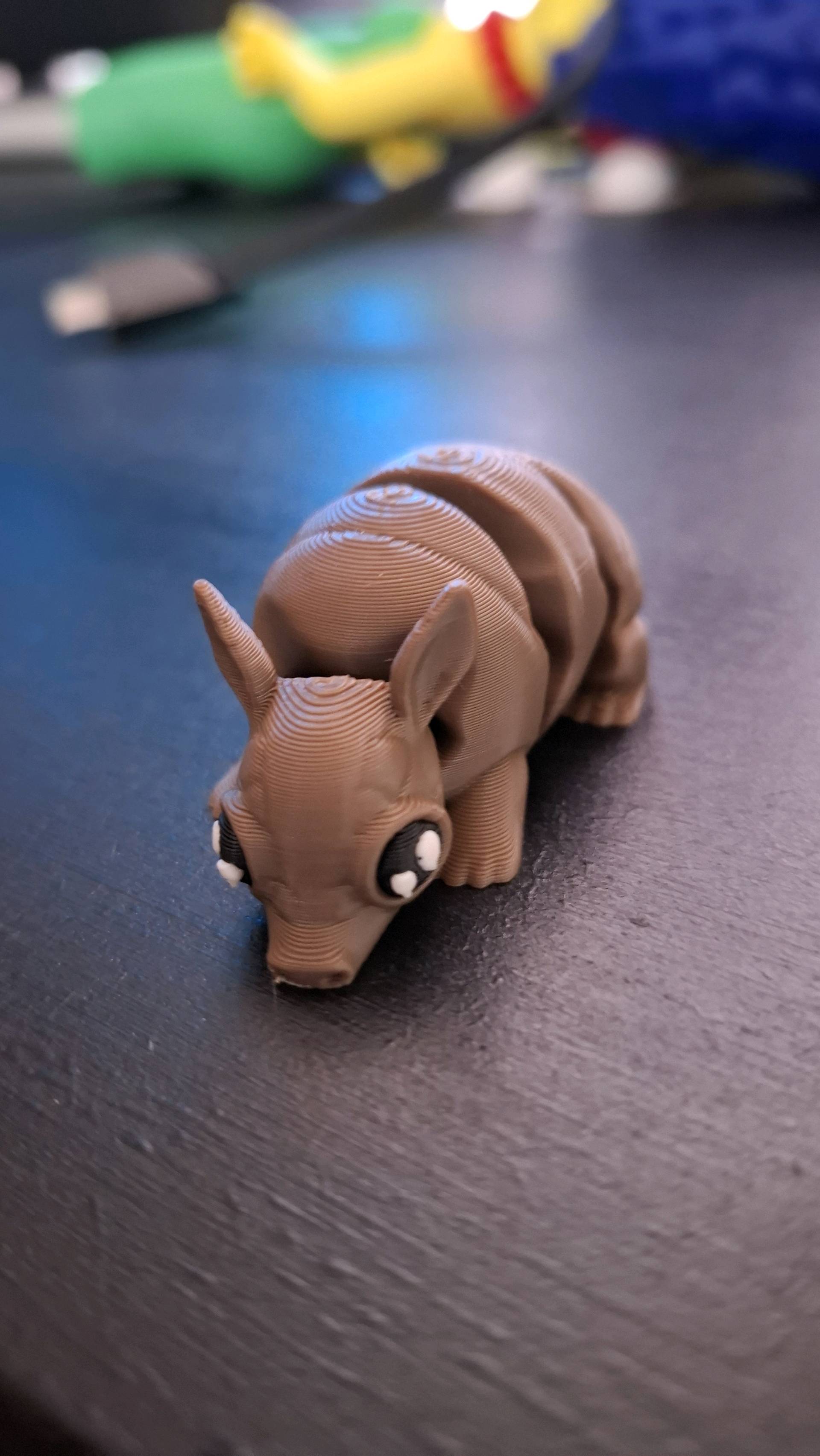 Miniatura 2 do modelo 3D Flexi Mini Armadillo 