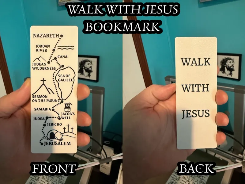 Walk With Jesus – Biblical Journey Bookmark