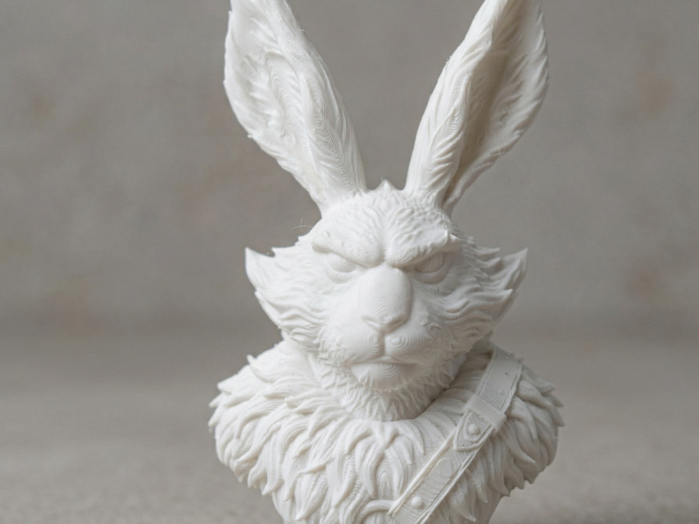 Easter Bunny Bust 3D Print Model 311