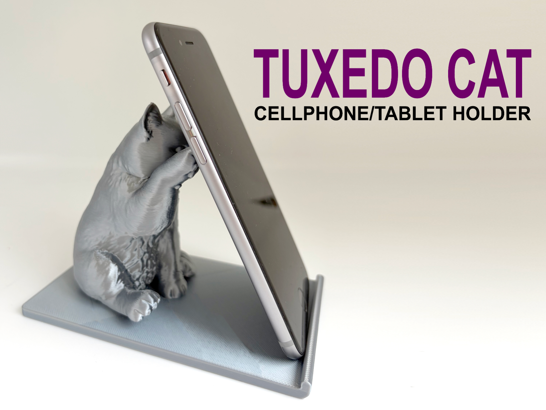 Tuxedo Cat Cellphone/Tablet Holder