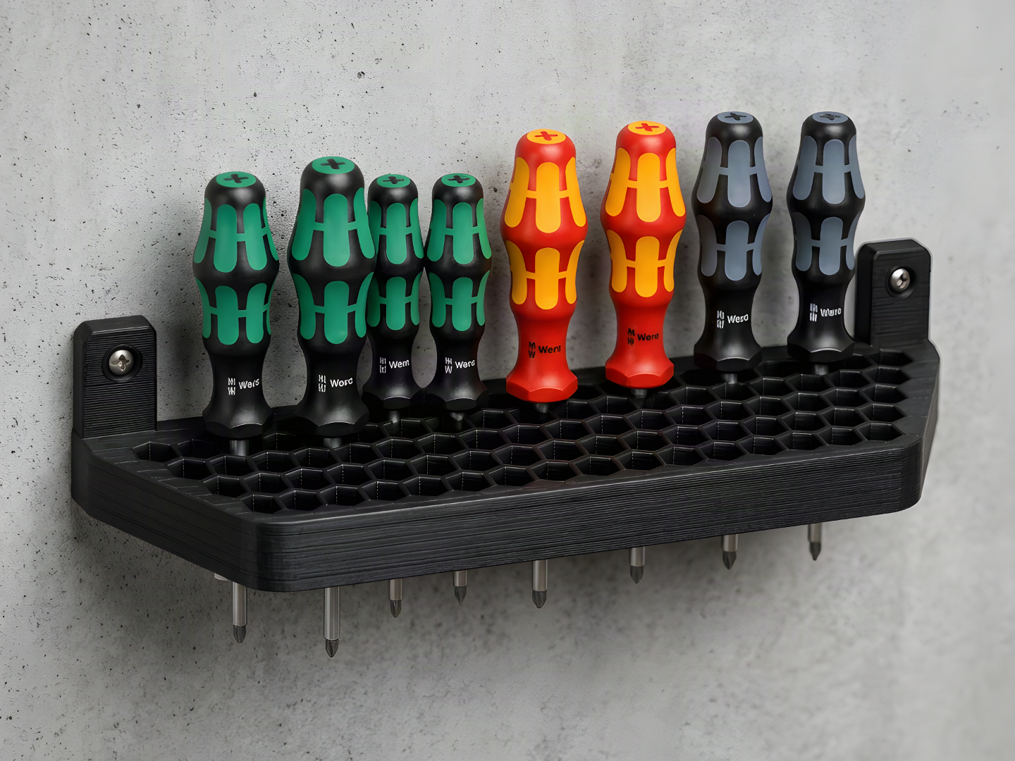 Screwdriver Wall Holder – Organizer - 1
