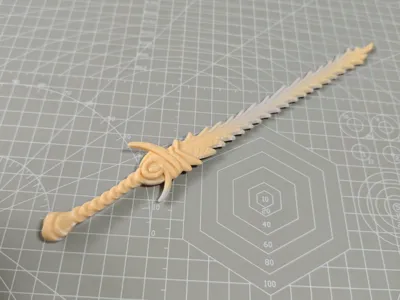 Weapon Prop Toy Weapon CosPlay Knife Sword Treasure Sword Anime Chinese Anime Popular Genshin Nezha Gun Ornament Nostalgia 