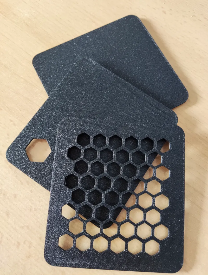 Lid for small hex basket / tray / bin