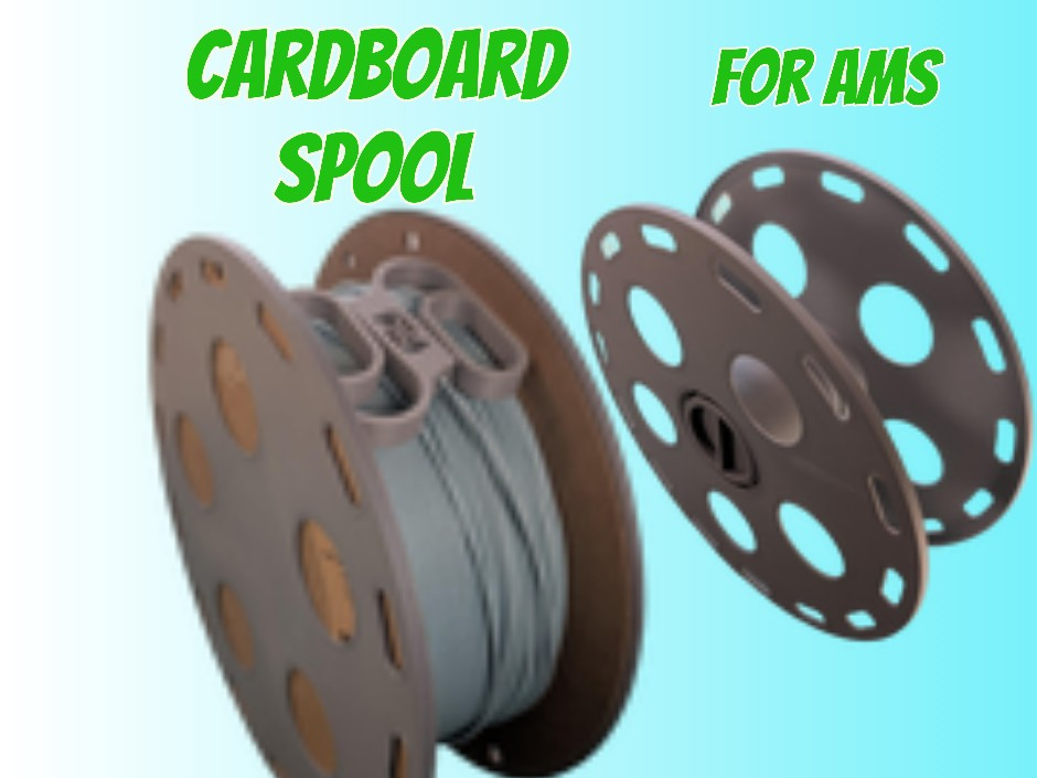 Cardboard Spool Buddy for AMS