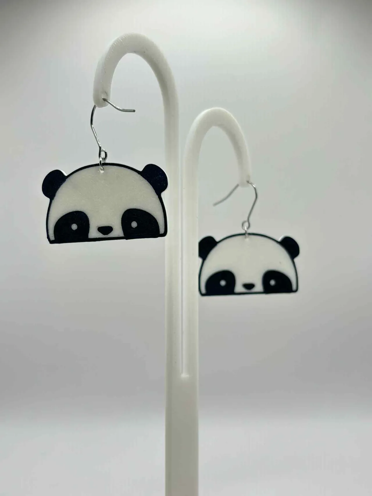 Panda Earrings view 3