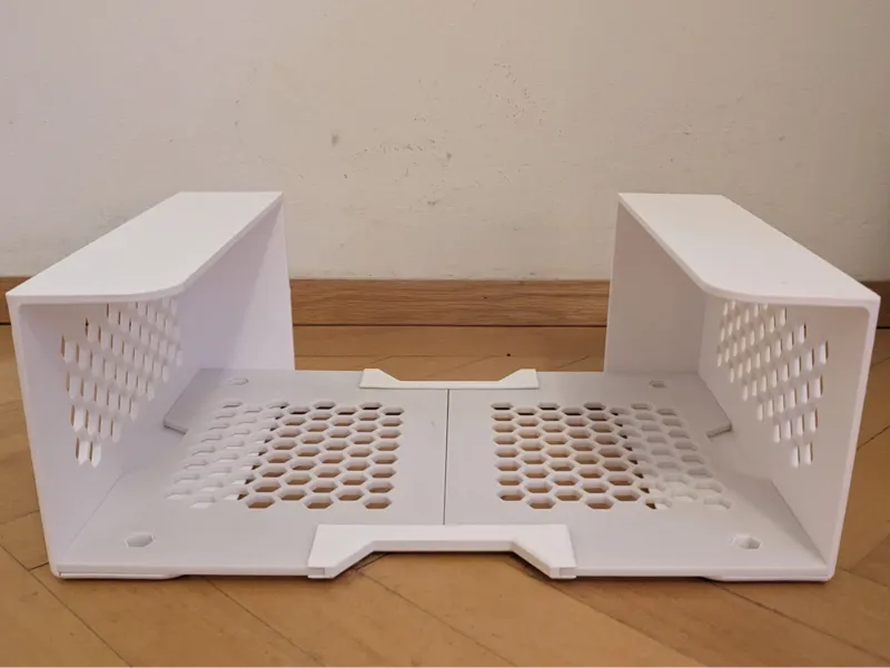 Under-Desk Tray (A4 Landscape) – Deep Laptop Dock