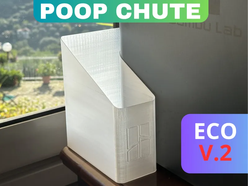 ECO POOP CHUTE save time with TAB P1S/X1C