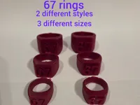 Bague meme « 67 » — photo 2