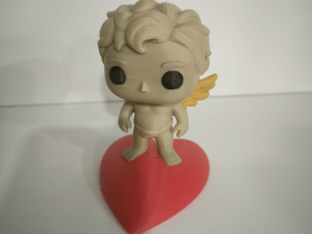 San Valentino Cupido Su un cuore idea Regalo