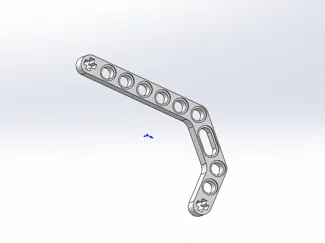 兼容积木3x7双弯梁科技件