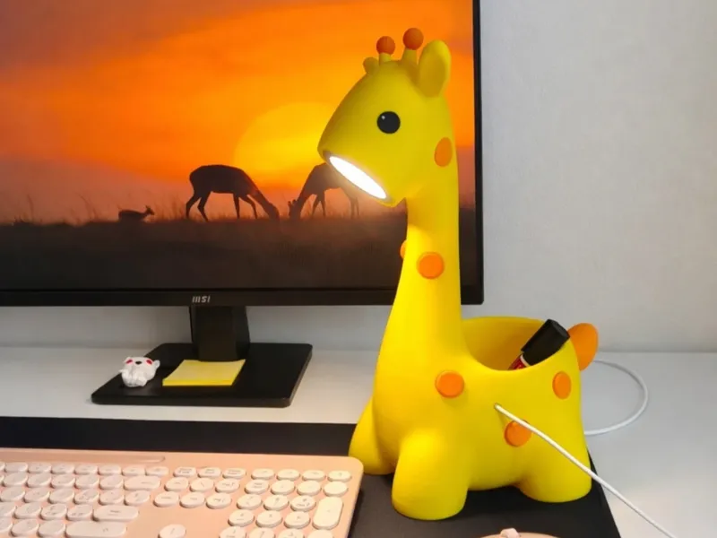 Giraffa lampada scrivania