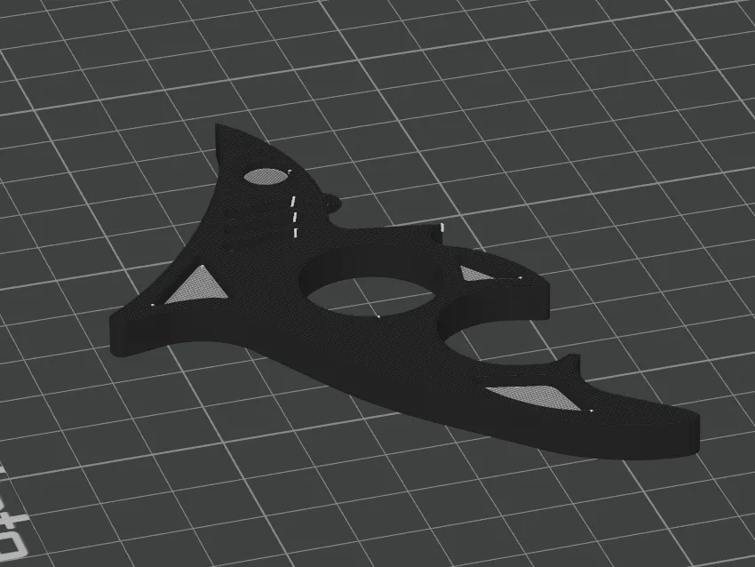 Miniatura 3 do modelo 3D 鲨鱼小刀