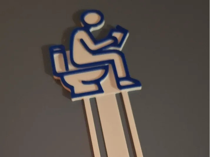 toilet bookmark