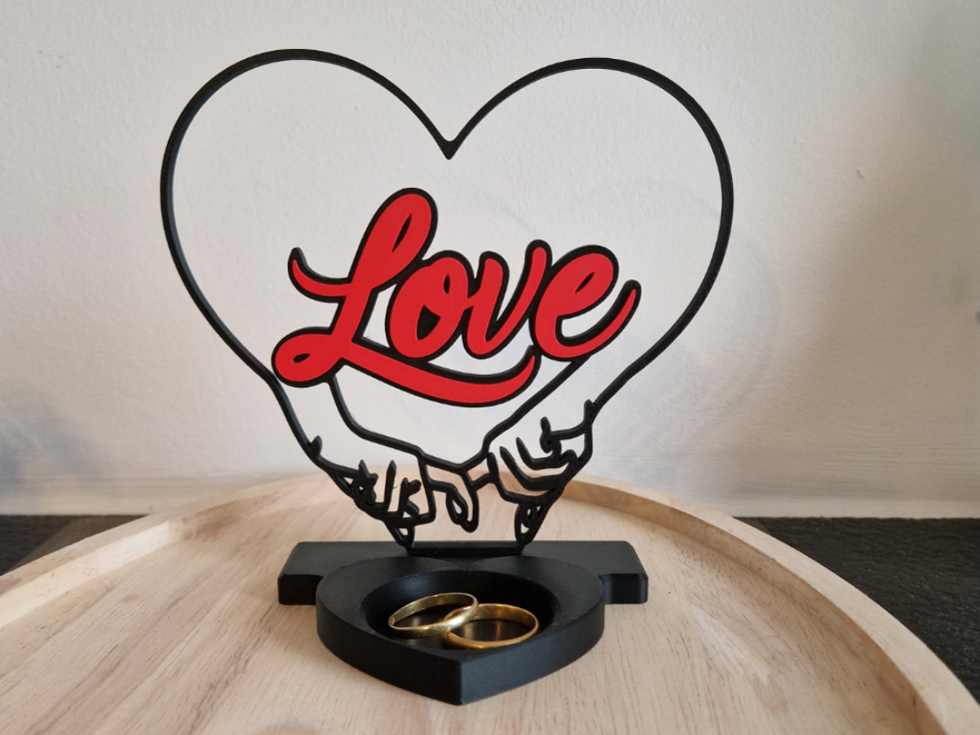 Pinky Swear Love Heart - Valentine Ring Holder