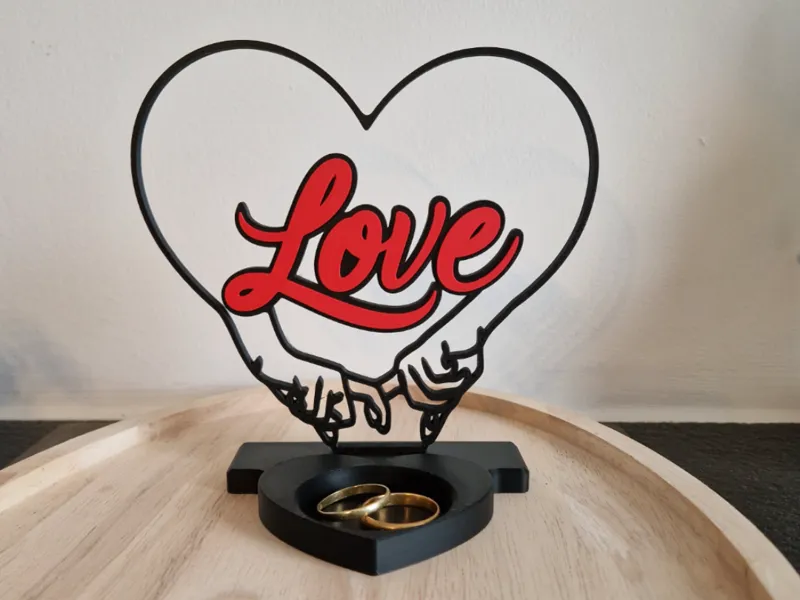 Pinky Swear Love Heart - Valentine Ring Holder
