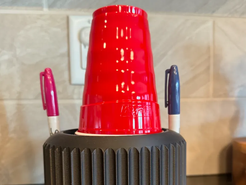 Party Cup Holder with Pen